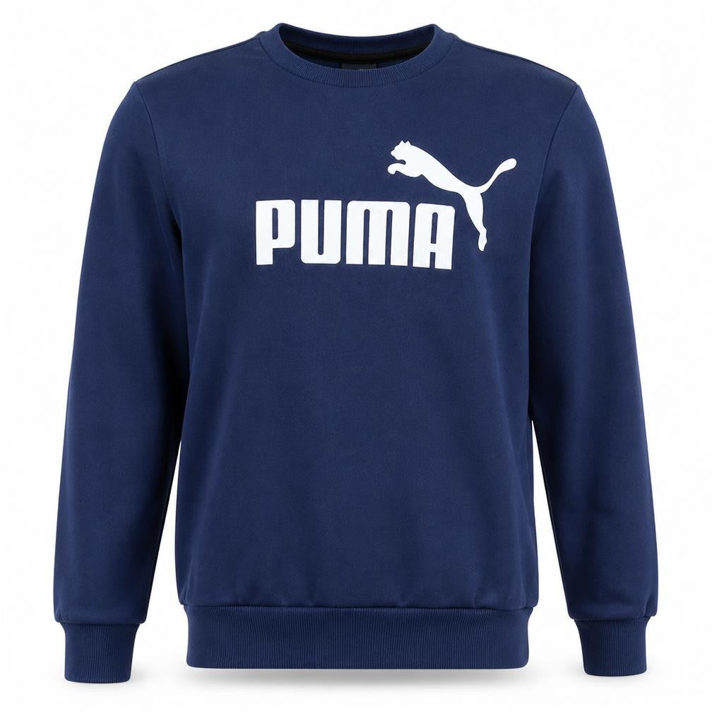 Puma Men's Blue Crew Neck Pullover Sweatshirt XS