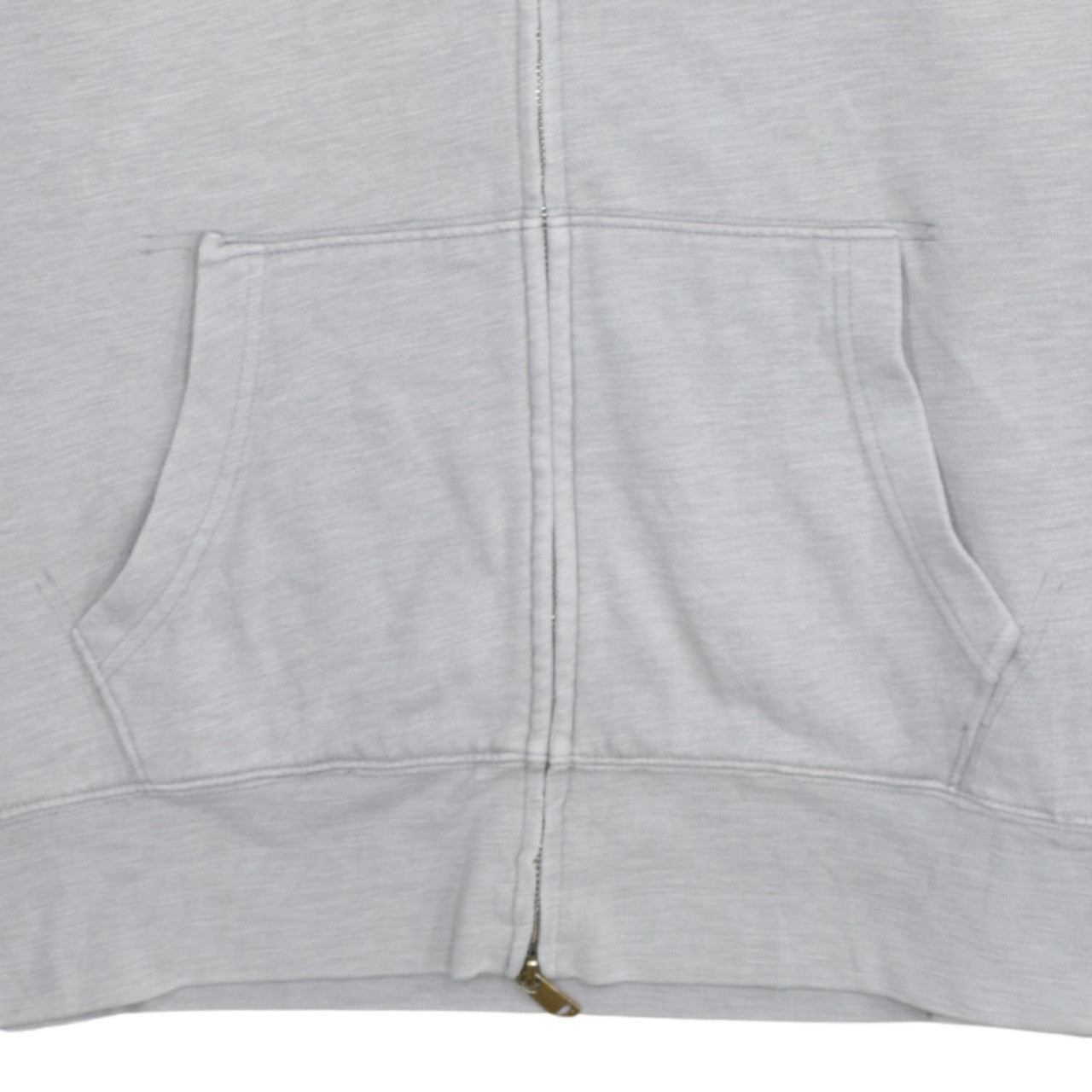 Levi's Men's Grey Full Zip Hoodie 2XL Embroidered Classic Fleece