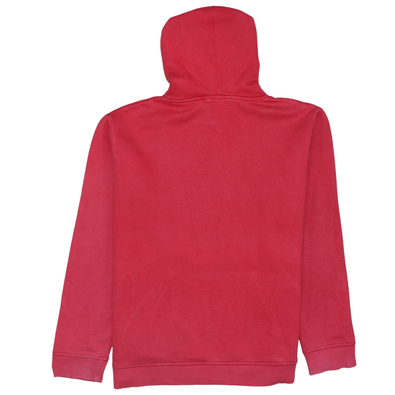 Adidas Men's Red Pullover Hoodie L Regular Fit Graphic Logo