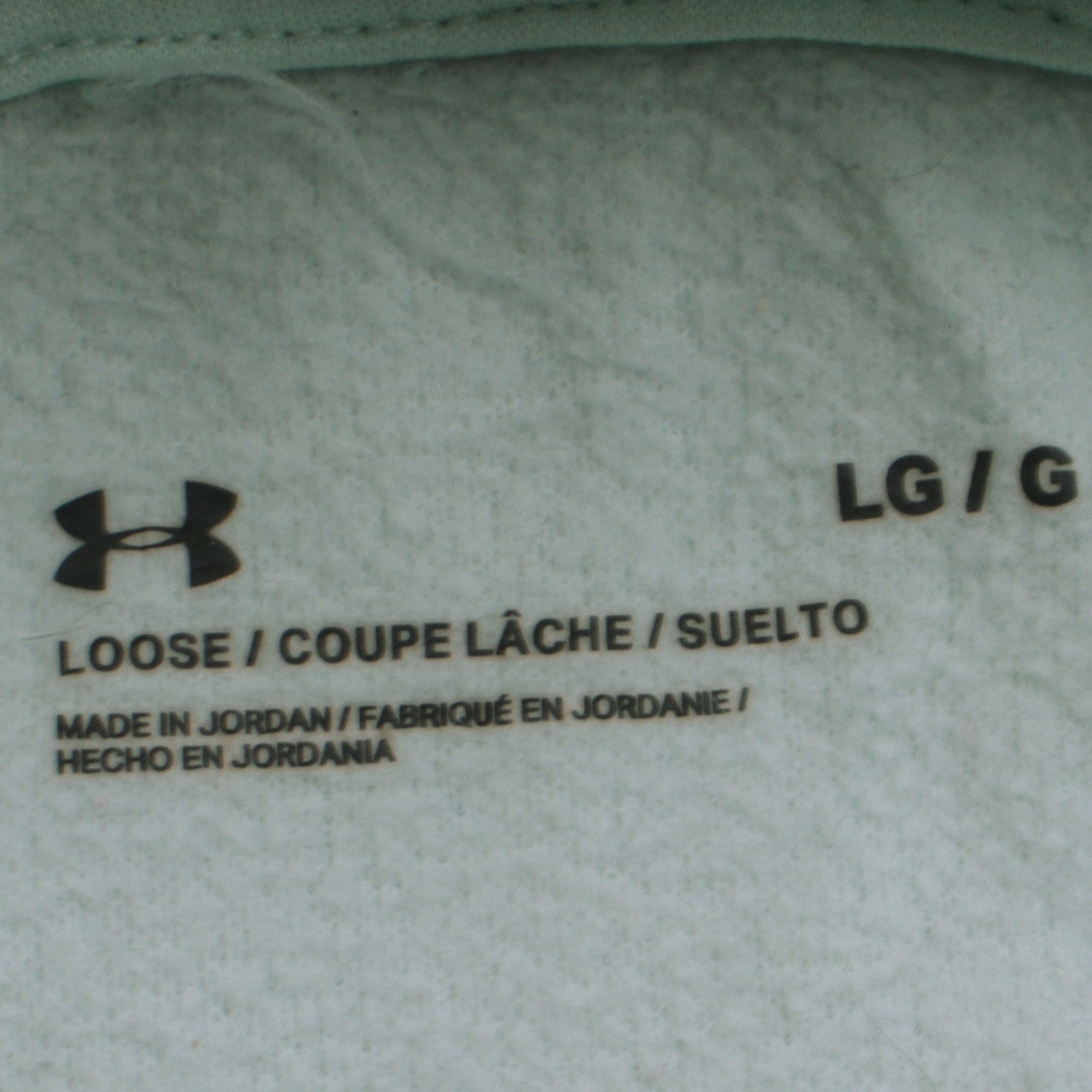 Under Armour Men's White Pullover Hoodie L Logo Fleece Sportswear