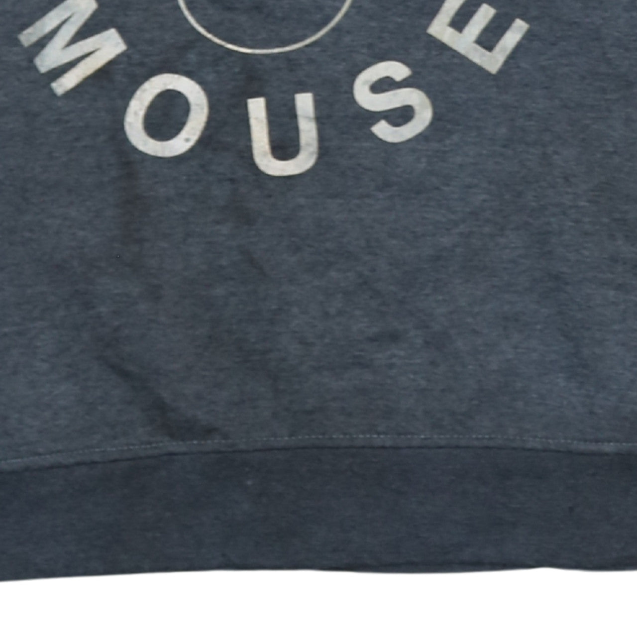Disney Womens Grey Mickey Mouse Pullover Sweatshirt XS
