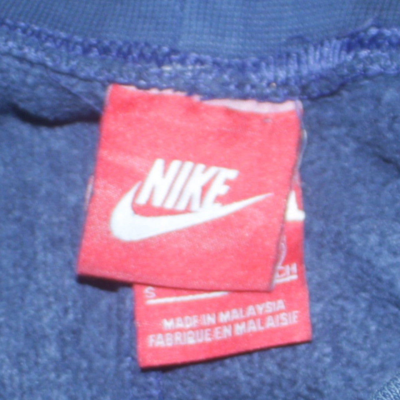 Nike Men's Blue Air Jogger Sweatpants S Regular Fit Fleece Tapered