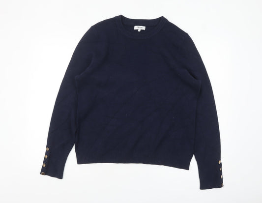 Farhi by Nicole Farhi Women's Navy Blue XL Crew Neck Jumper