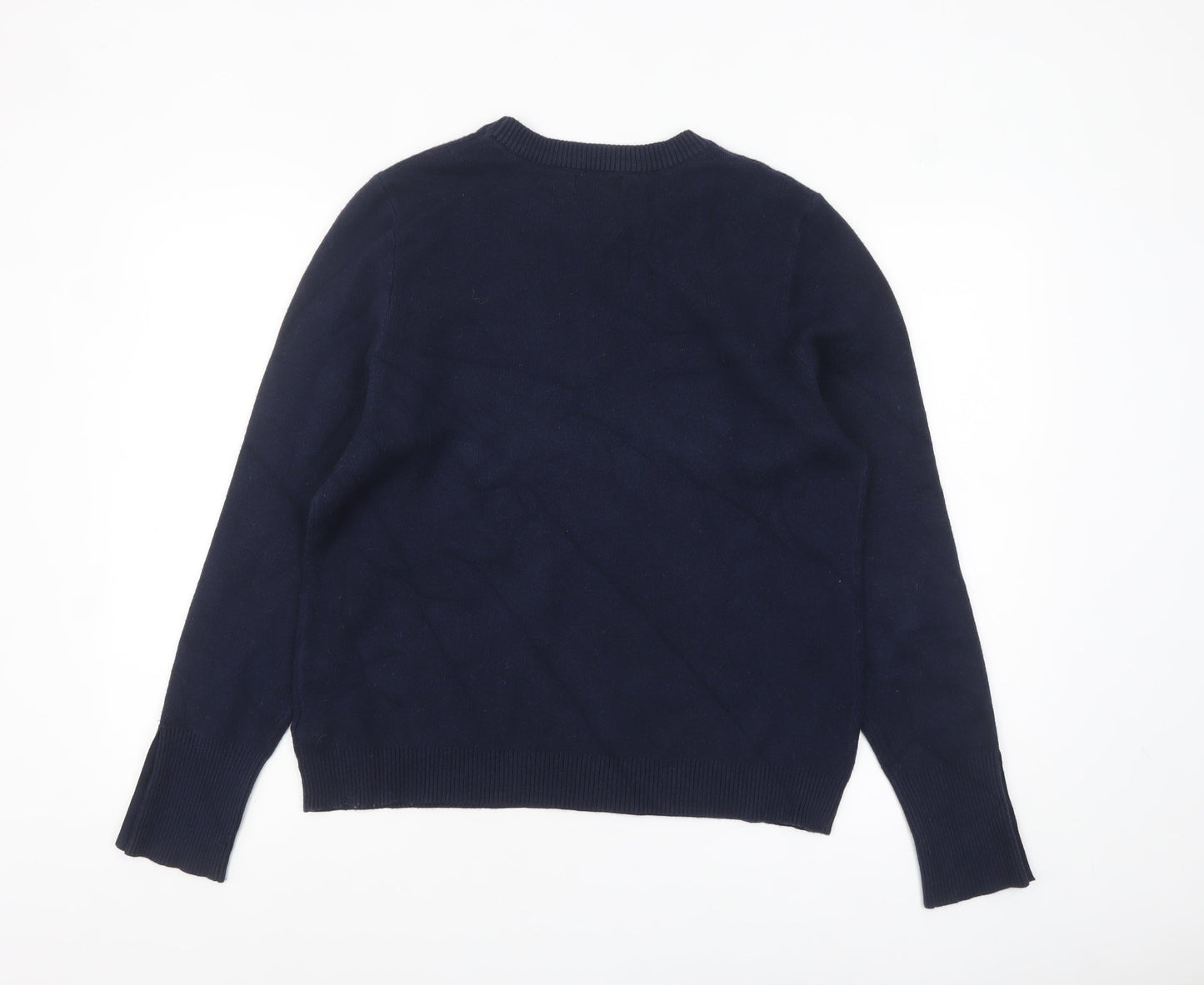 Farhi by Nicole Farhi Women's Navy Blue XL Crew Neck Jumper