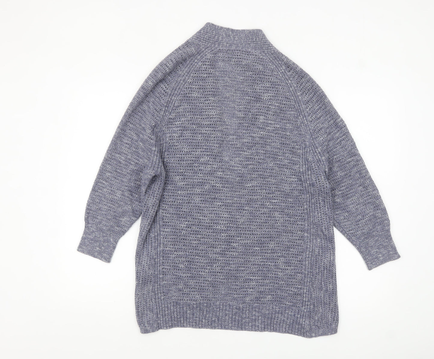 Banana Republic Women’s Grey Open-Knit Cotton Cardigan M