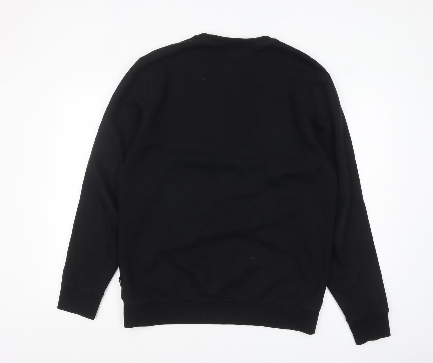 Vans Men's Black Logo Crew Neck Sweatshirt Medium
