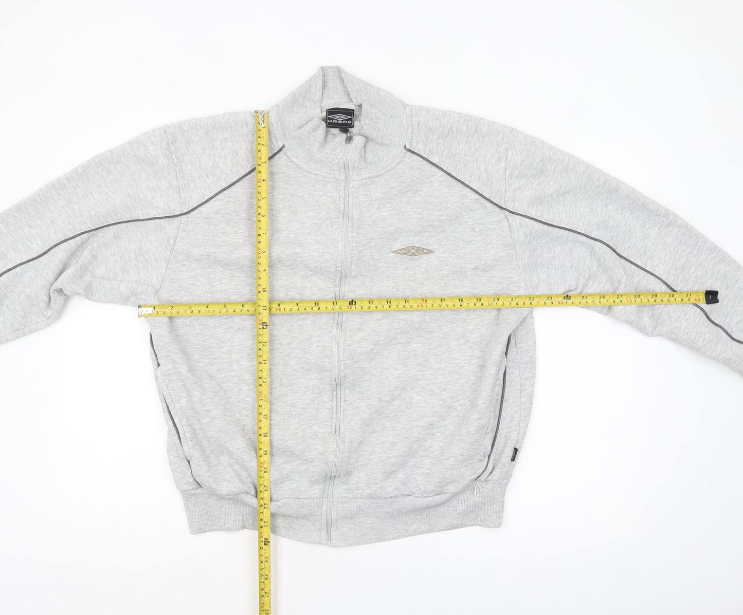Umbro Mens Grey Full Zip Basic Jacket L Sportswear