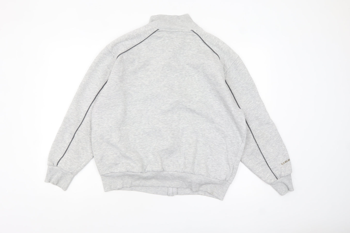 Umbro Mens Grey Full Zip Basic Jacket L Sportswear