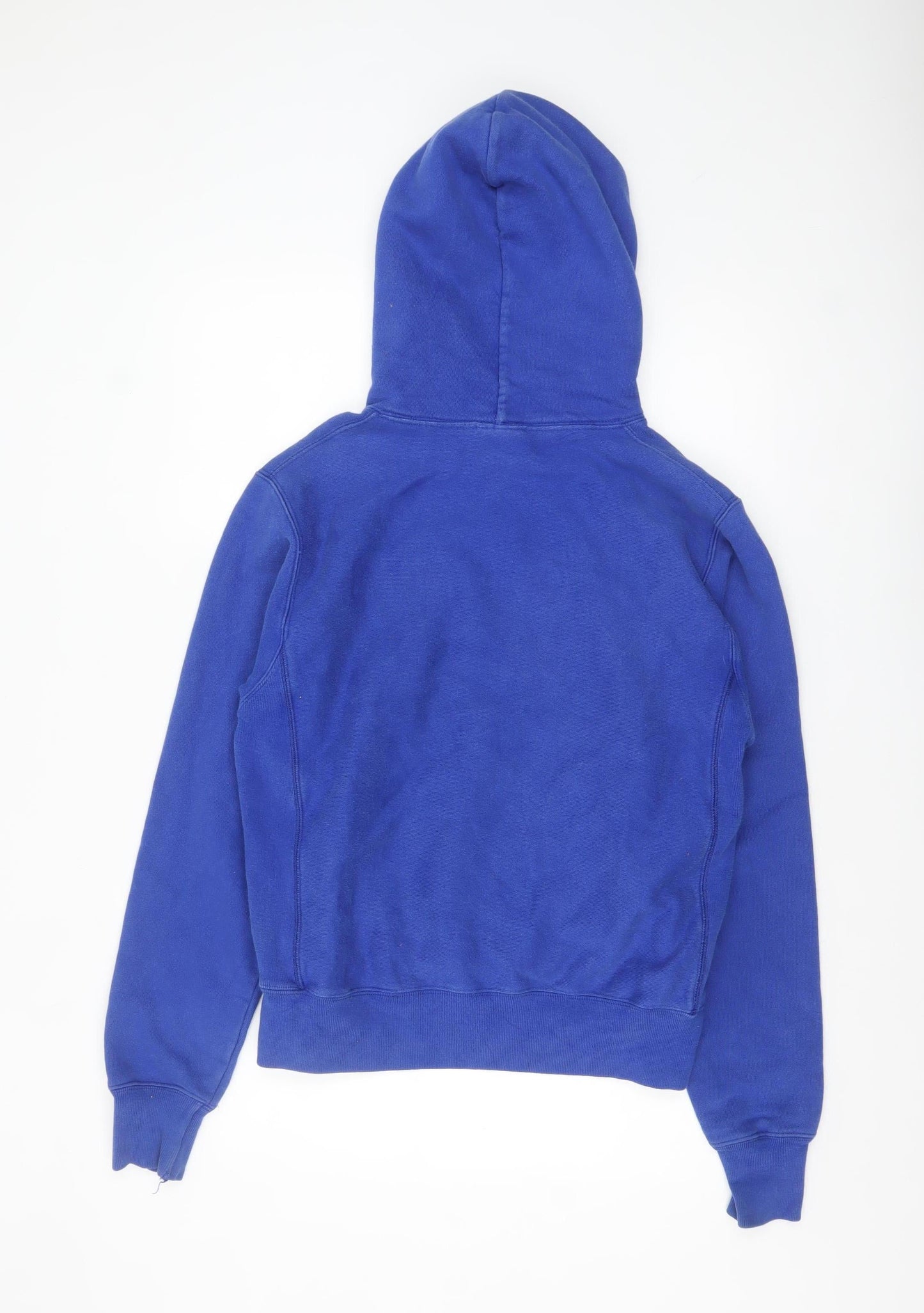 Champion Men's Blue Small Pullover Hoodie Reverse Weave Sports