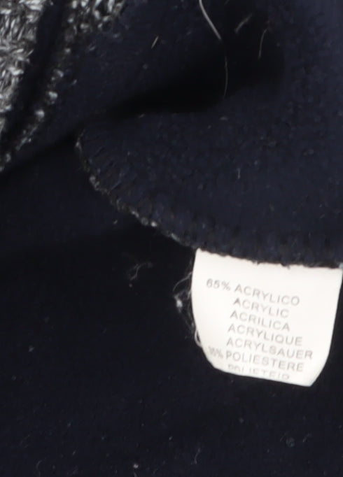 Max Men Grey 2XL Full Zip Knit Jumper for Men