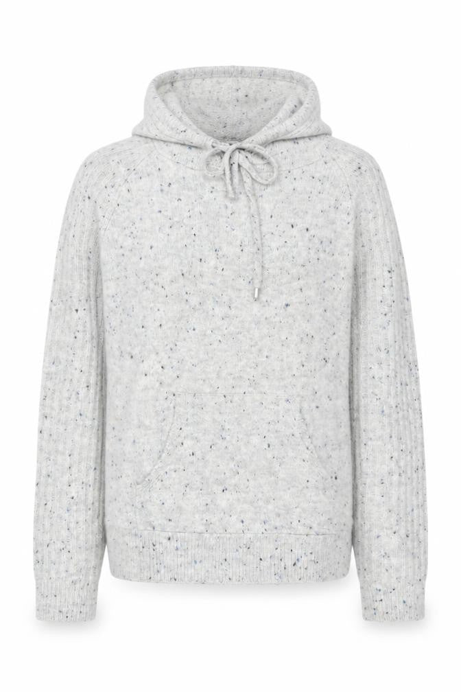 Marks & Spencer Women's Grey Hooded Knit Jumper Small