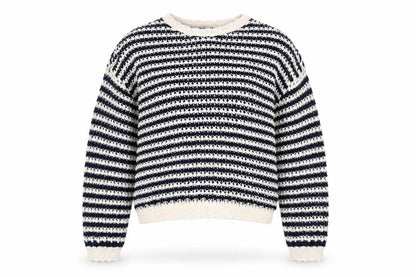 Tu Women’s Multicoloured Striped Knit Pullover Jumper Size 14
