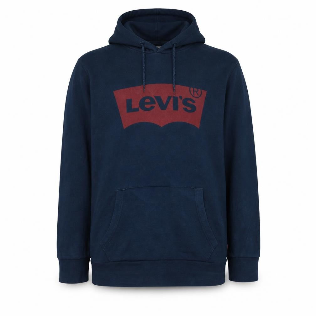 Levi's Men's Blue XL Pullover Hoodie Classic Logo Fleece Sweatshirt