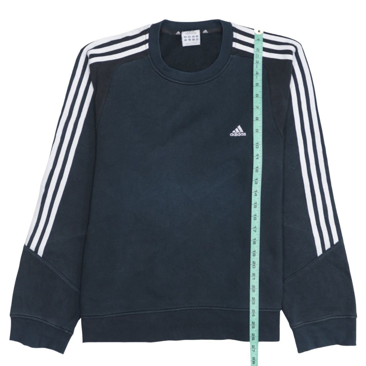 Adidas Men's Blue Crew Neck Pullover Sweatshirt Size L