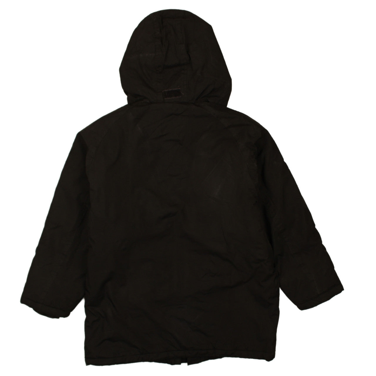 Umbro Men Black 2XS Hooded Lined Parka Jacket