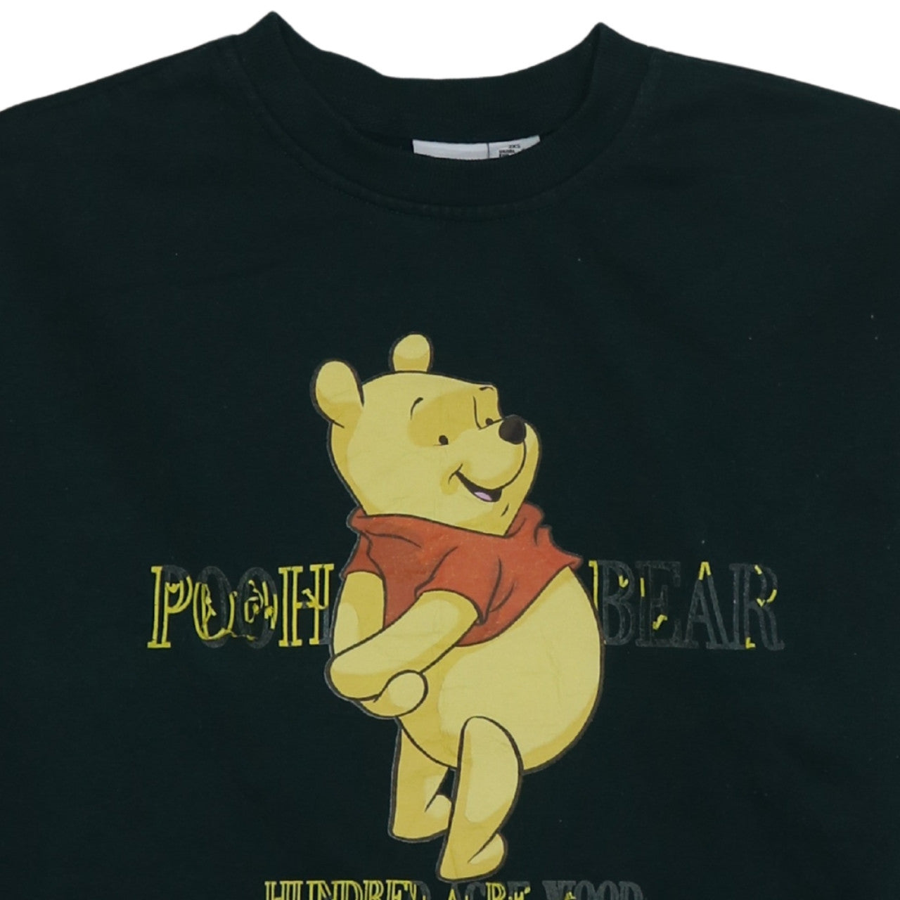 Disney Primark Women Black 2XS Pullover Sweatshirt Winnie the Pooh