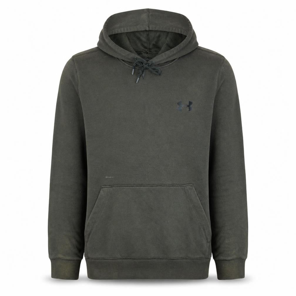 Under Armour Men's Green Pullover Hoodie M Fleece ColdGear