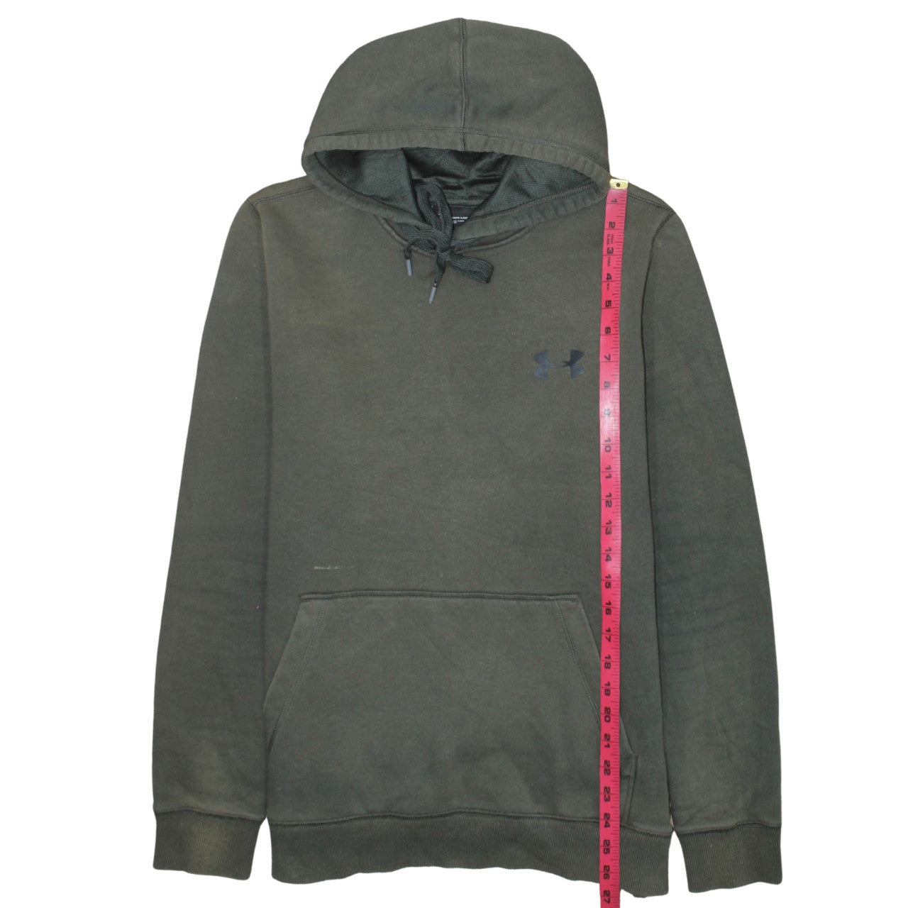 Under Armour Men's Green Pullover Hoodie M Fleece ColdGear