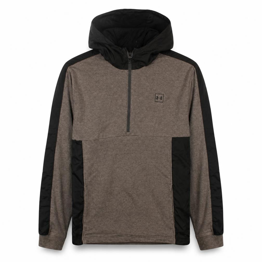Under Armour Men's Grey 1/2 Zip Pullover Hoodie Size L