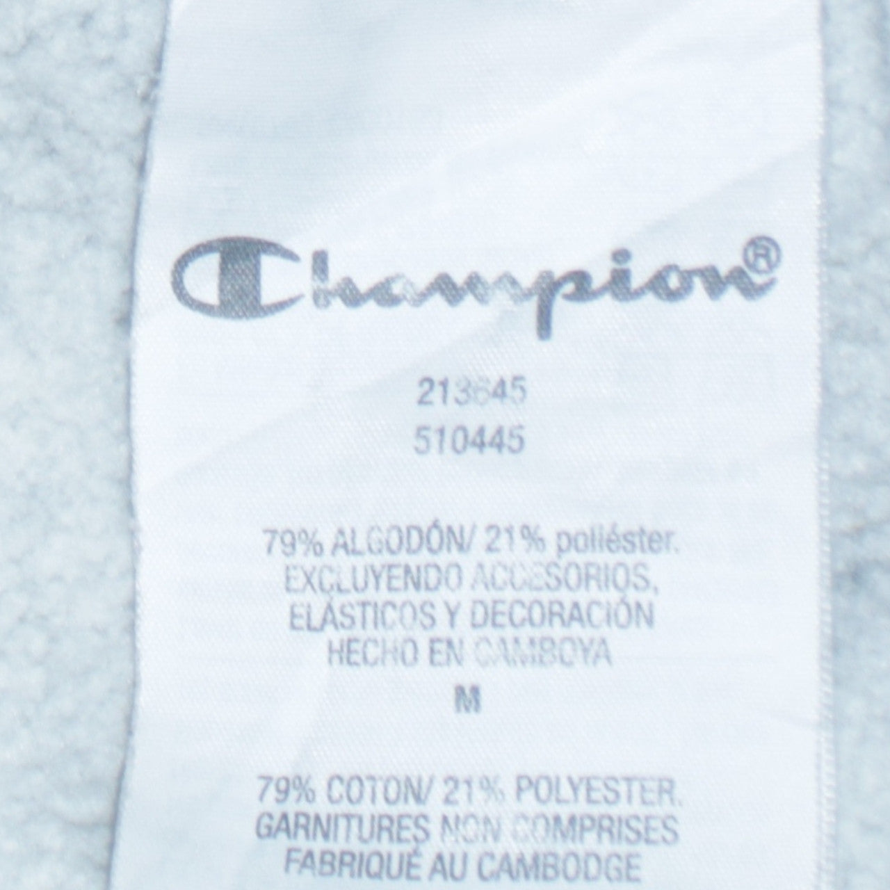 Champion Men's Grey Pullover Hoodie Medium Logo Regular Fit