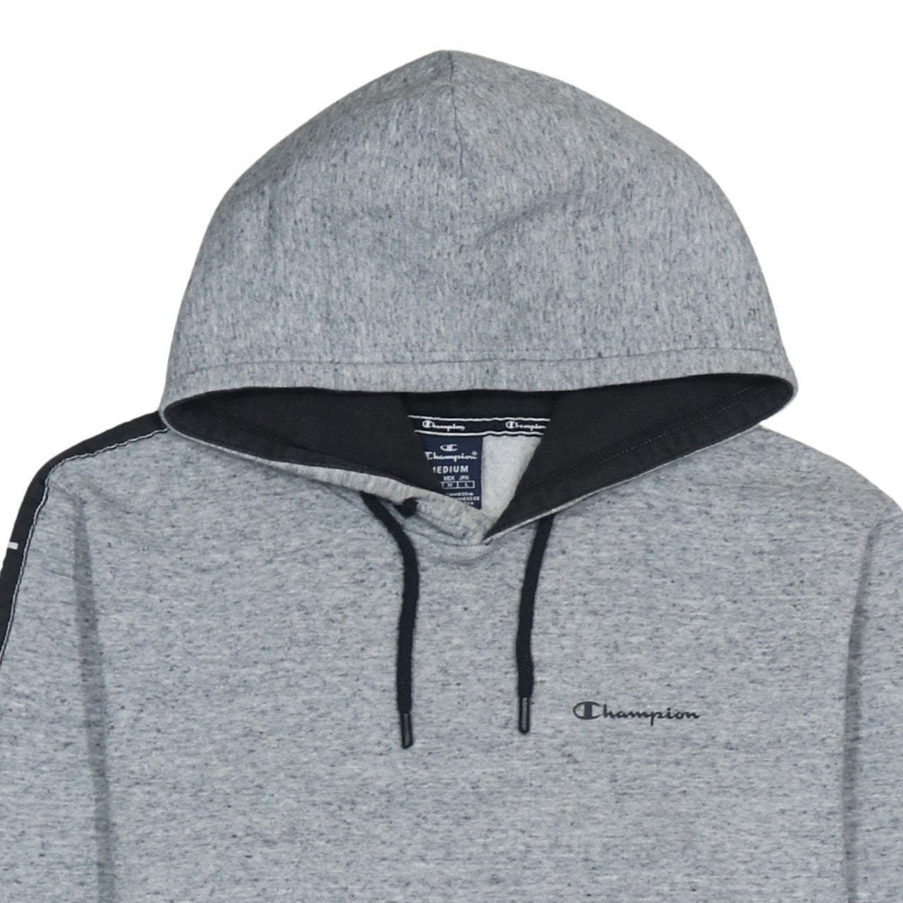 Champion Men's Grey Pullover Hoodie Medium Logo Regular Fit
