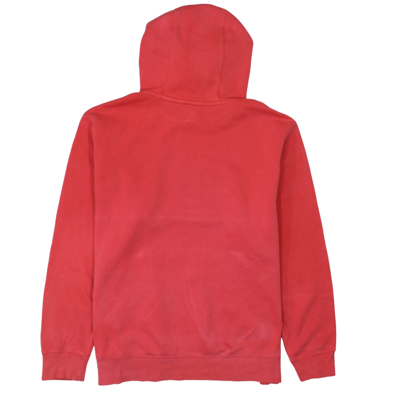 Nike Men's Red Pullover Hoodie L Fleece Logo Sportswear