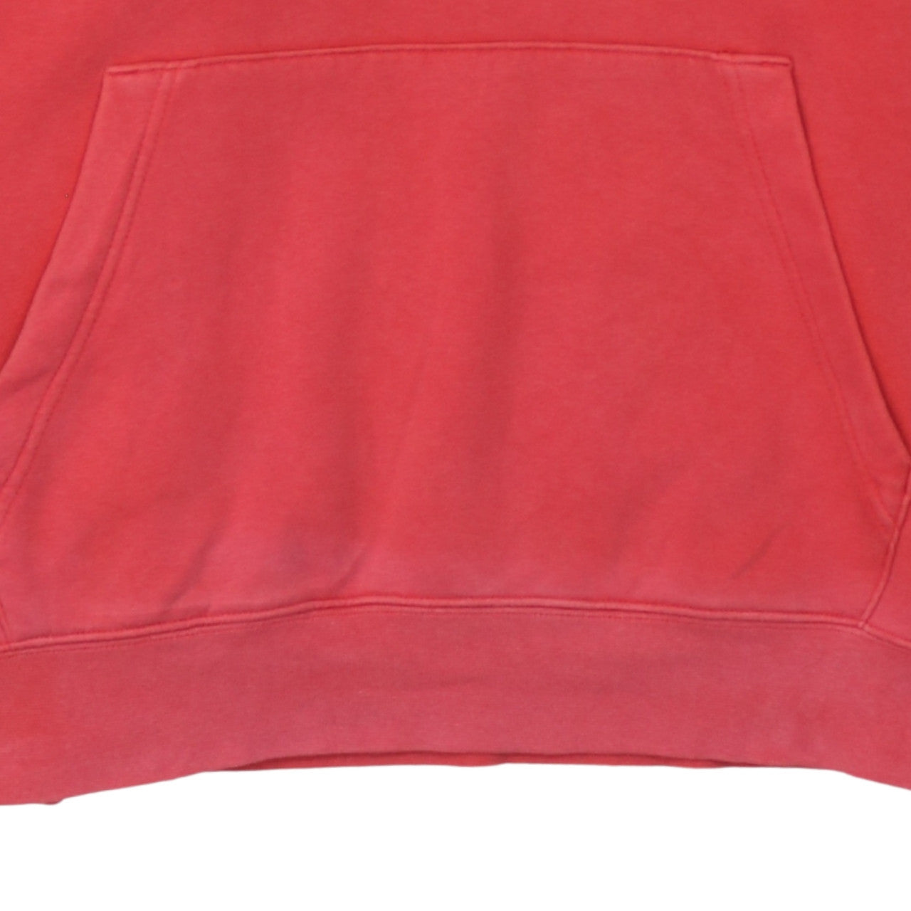 Nike Men's Red Pullover Hoodie L Fleece Logo Sportswear