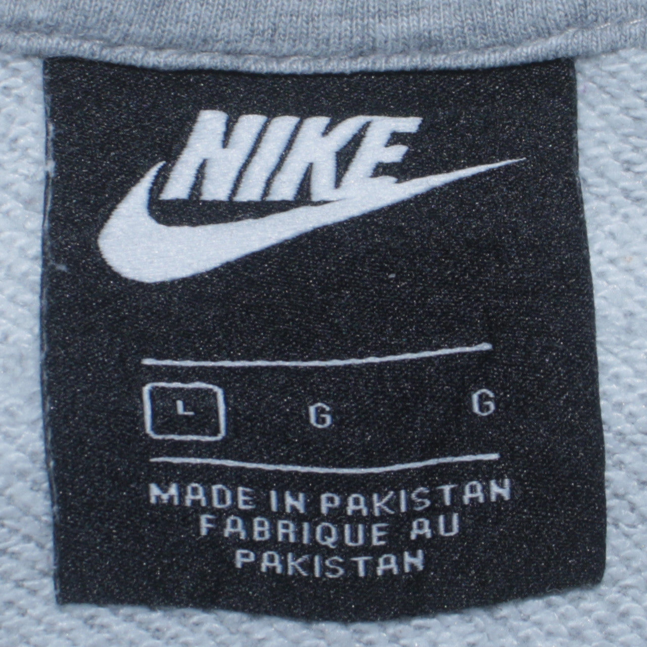 Nike Women's Grey Pullover Hoodie L Hooded Sweatshirt