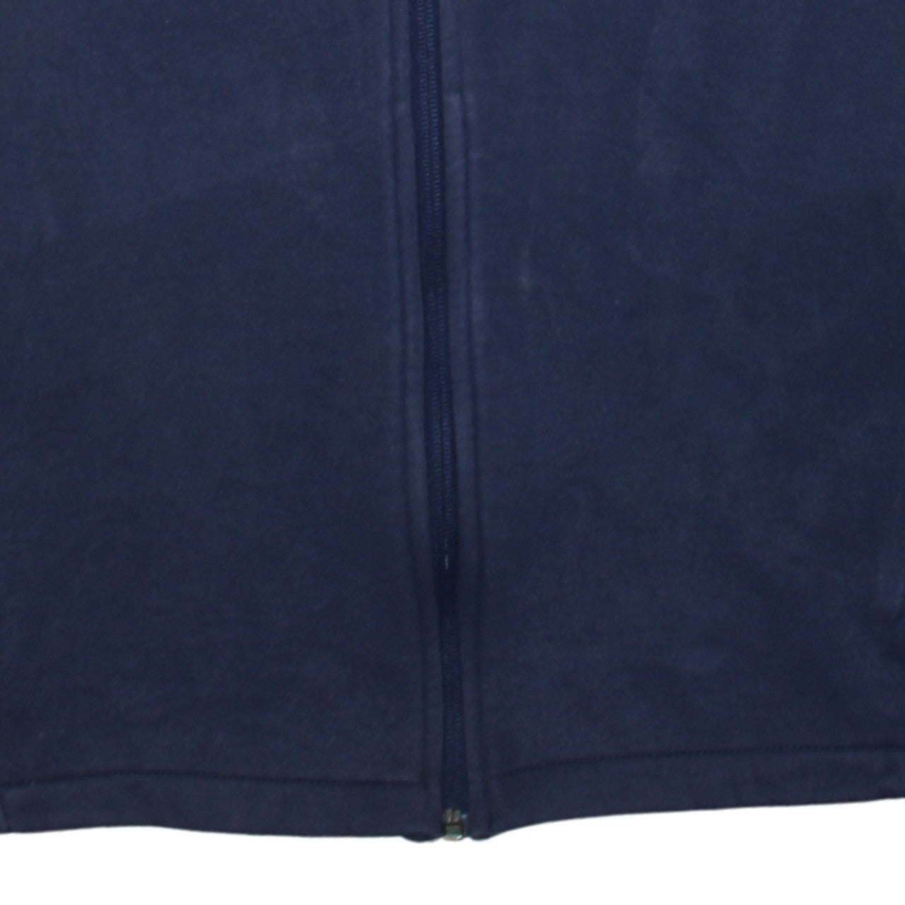 Puma Men Blue Full Zip Hoodie Size L Sports Fleece Sweatshirt