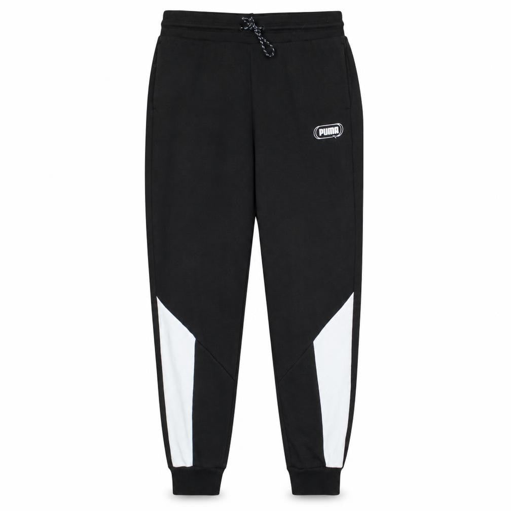 Puma Men’s Black Jogger Trousers Size M Casual Sportswear