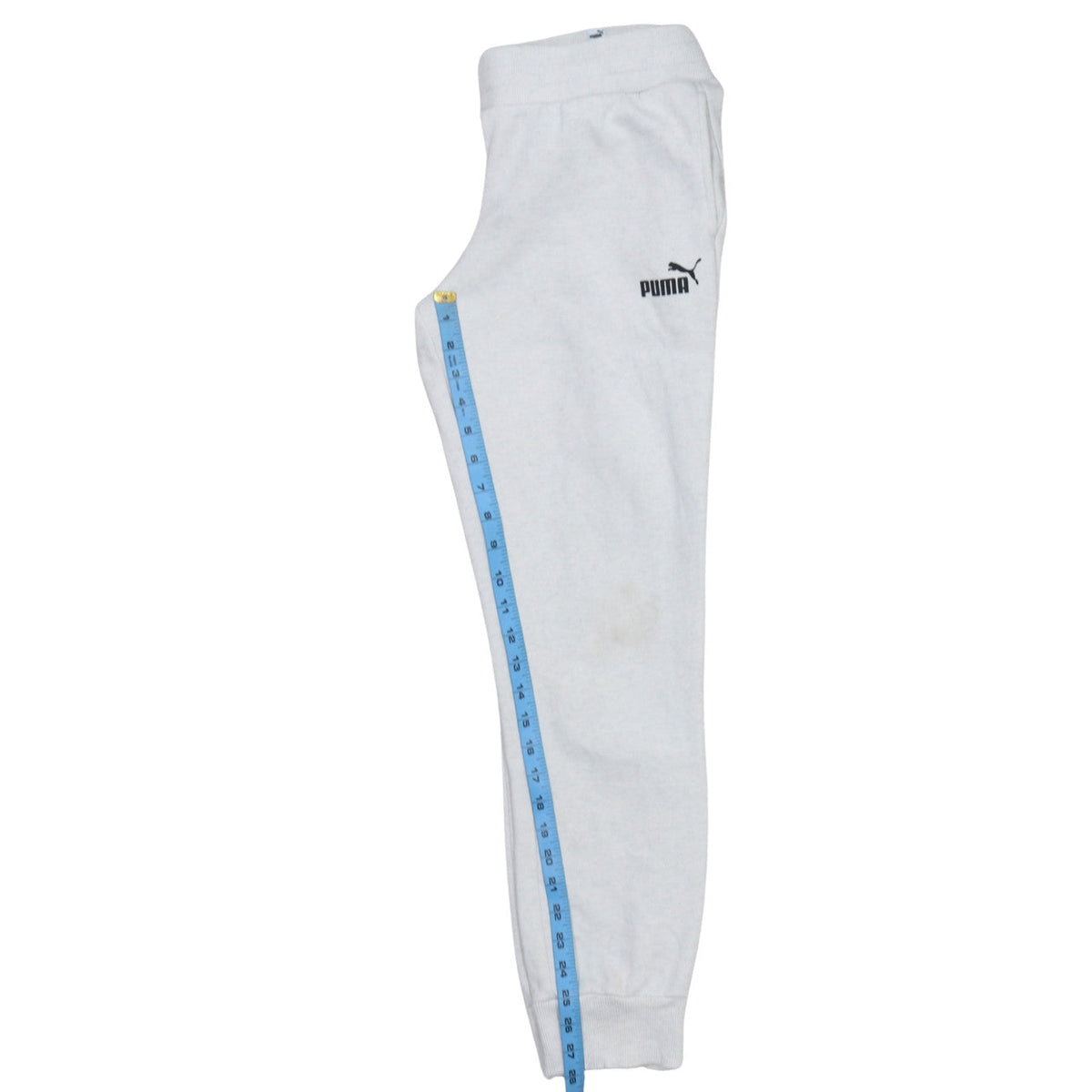 Puma Womens Grey Size 12 Sweatpants Joggers Tapered Leg