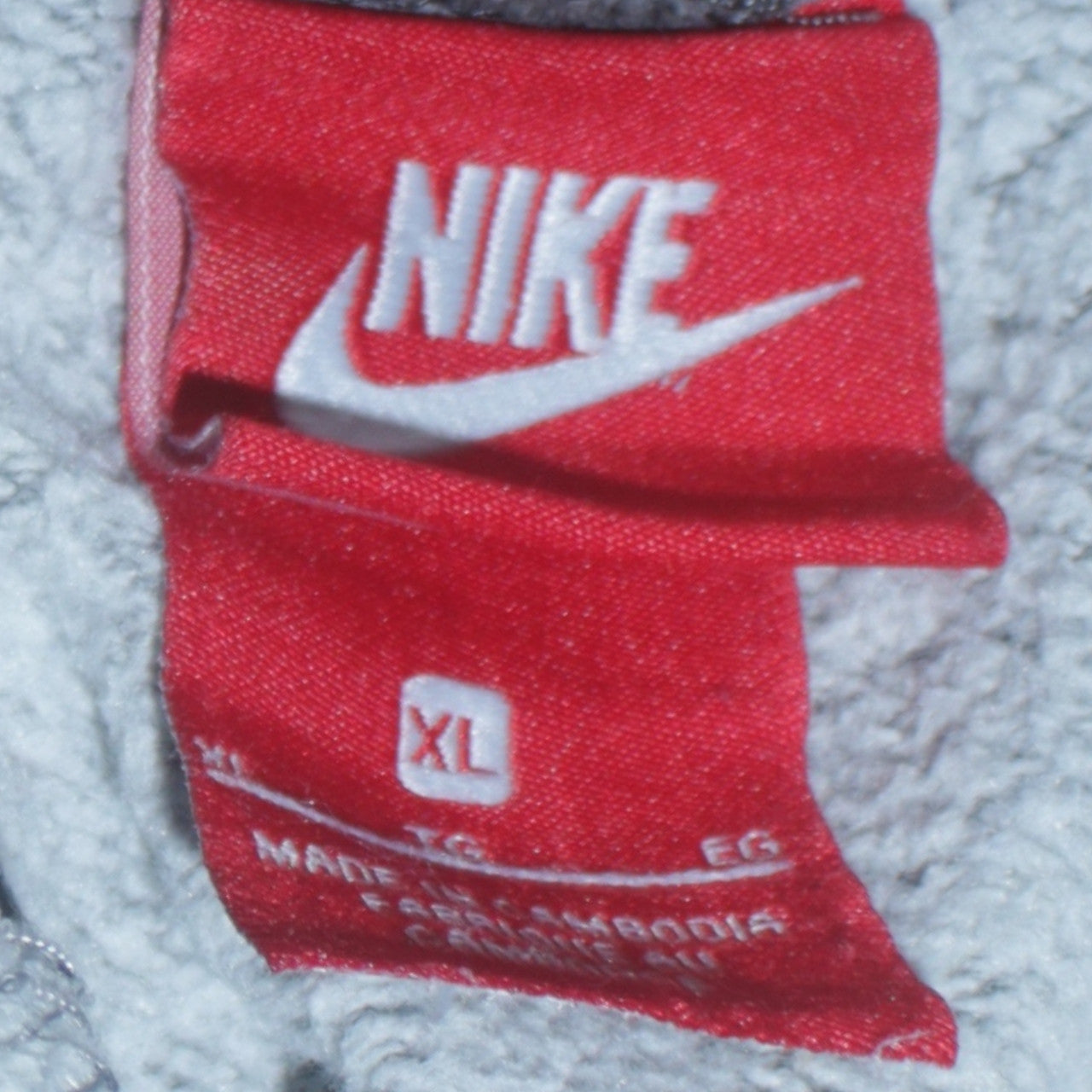 Nike Mens Grey Air Jogger Trousers XL Cotton Fleece Sweatpants