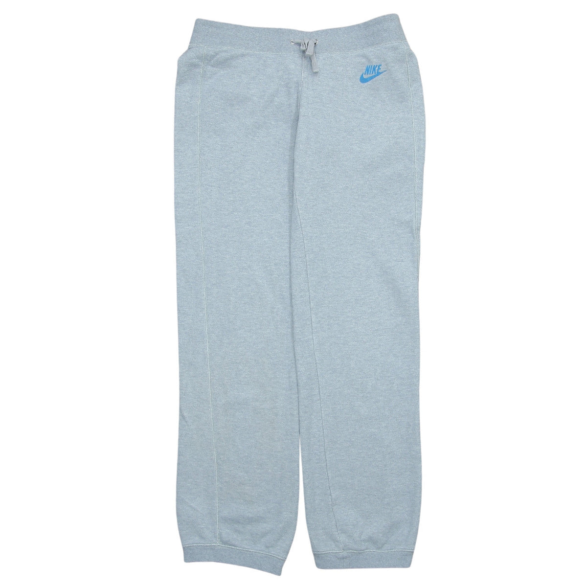 Nike Women Grey Cotton Sweatpants Small Elastic Waist Joggers