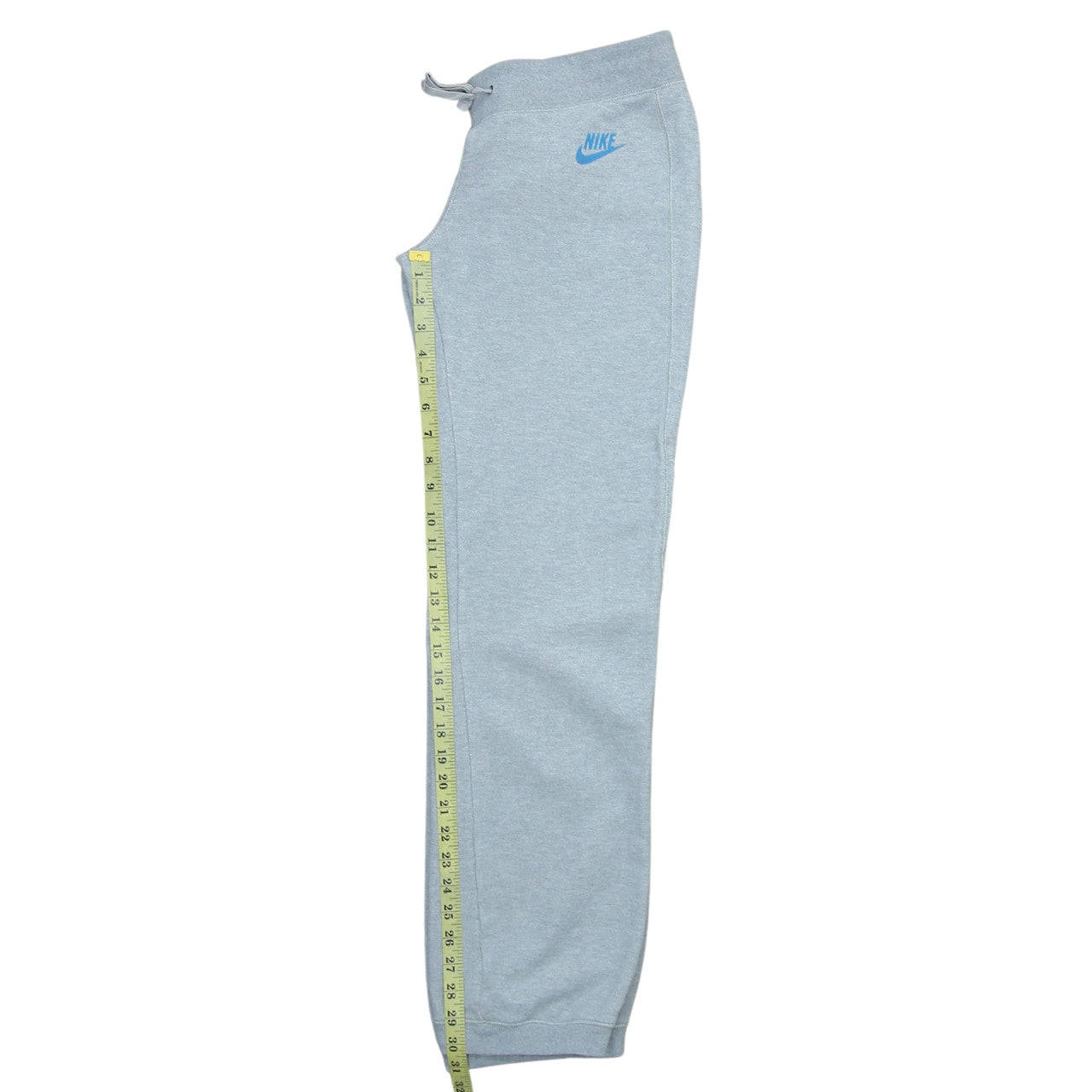 Nike Women Grey Cotton Sweatpants Small Elastic Waist Joggers