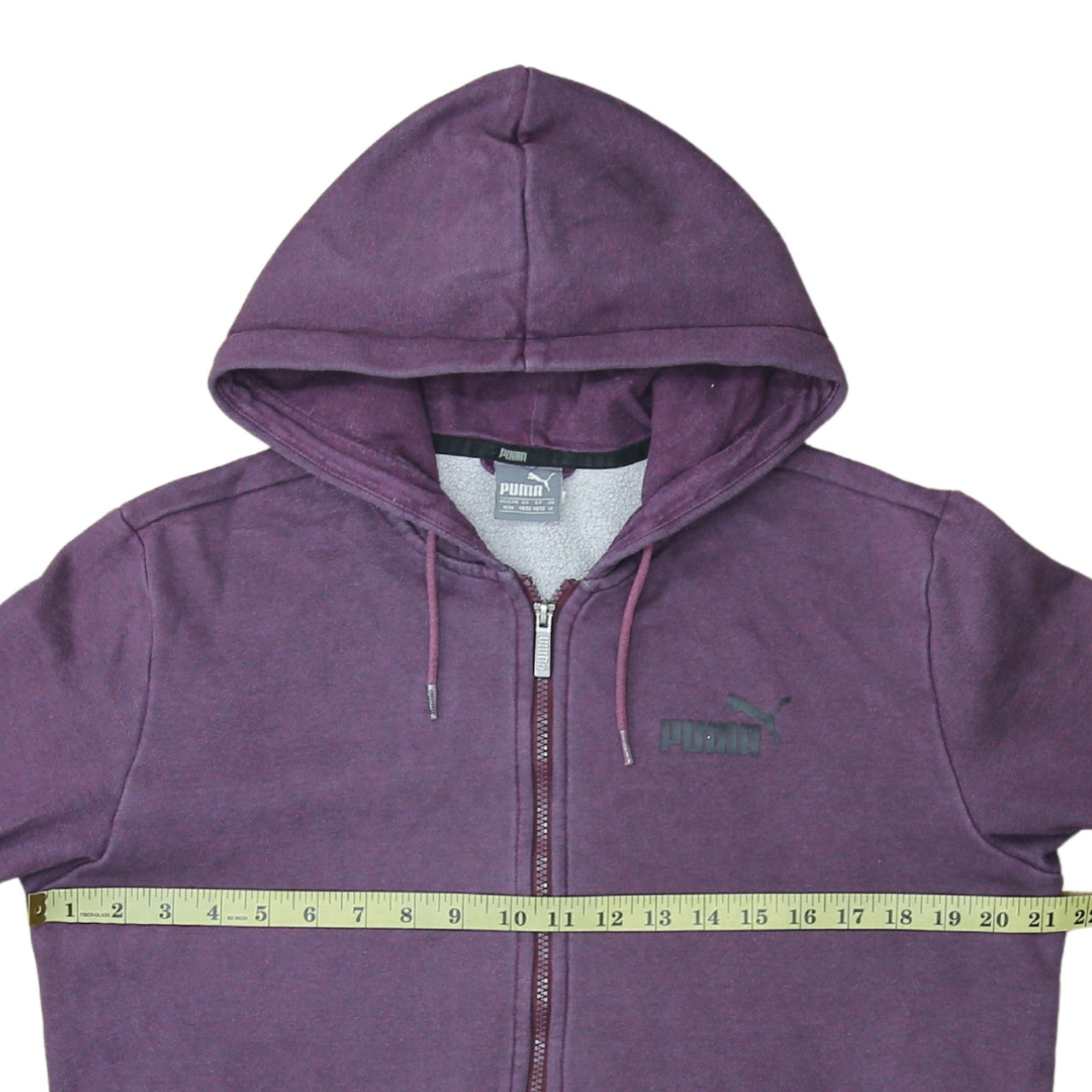 Puma Men's Purple Full Zip Hoodie Size M Sportswear