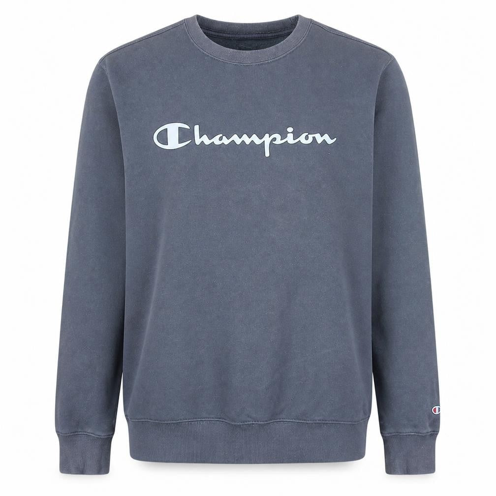 Champion Men's Grey Pullover Crew Neck Sweatshirt Size L
