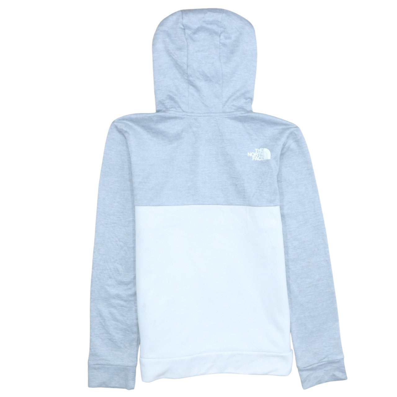 The North Face Boys Grey XL Pullover Fleece Hoodie with Logo and Zip