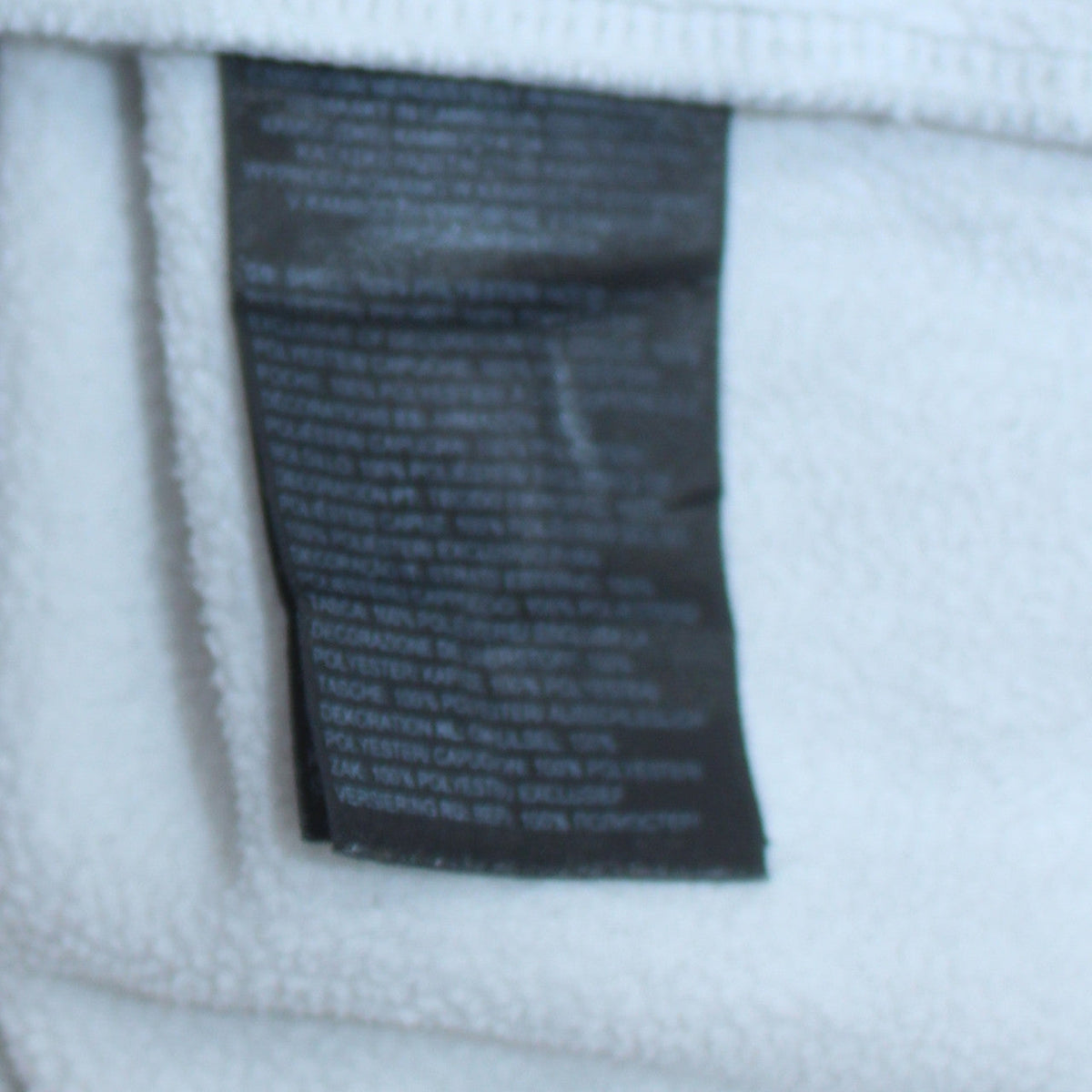 The North Face Boys Grey XL Pullover Fleece Hoodie with Logo and Zip