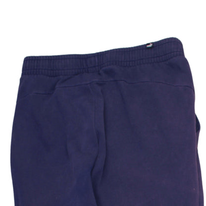 Brand and care label for Puma Men's Blue Regular Fit Sweatpants M