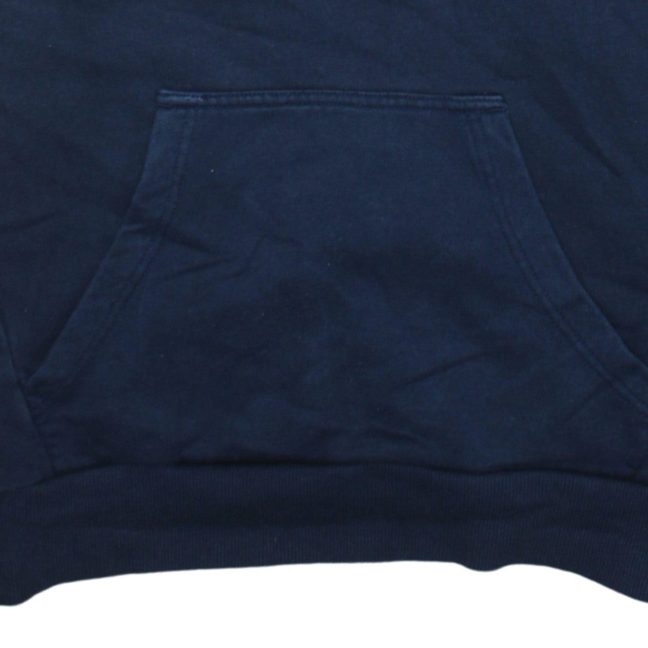Adidas Men’s Blue Pullover Hoodie Small Logo Fleece Sweatshirt