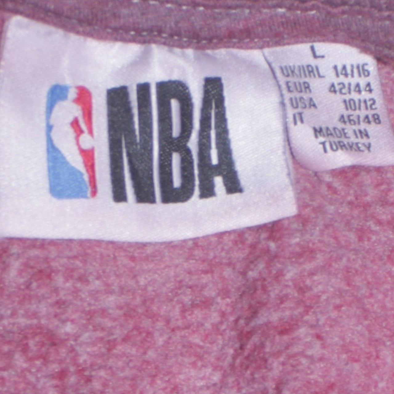 Primark NBA Los Angeles Lakers Women’s Burgundy Sweatshirt L 14/16