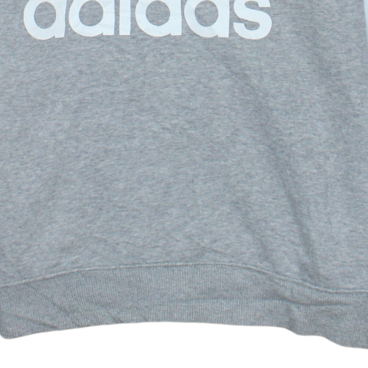 Adidas Mens Grey Small Pullover Crew Neck Sports Sweatshirt