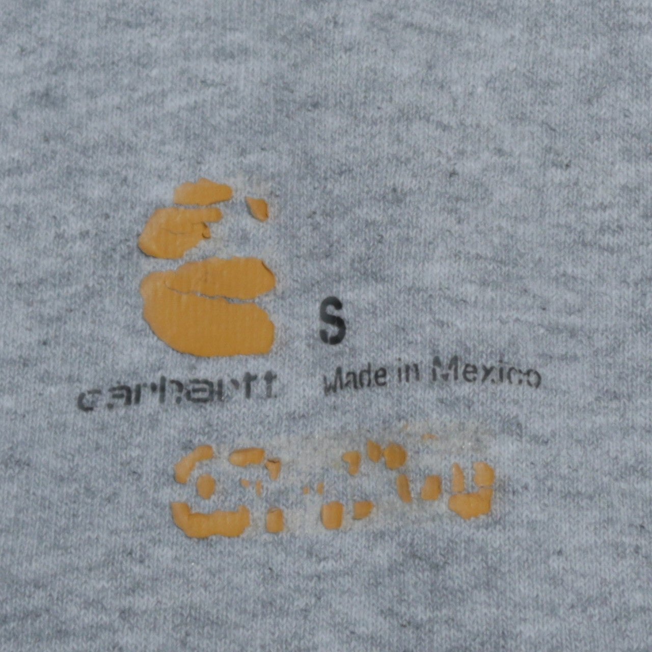 Carhartt Men's Grey Crew Neck Pullover Sweatshirt Size S