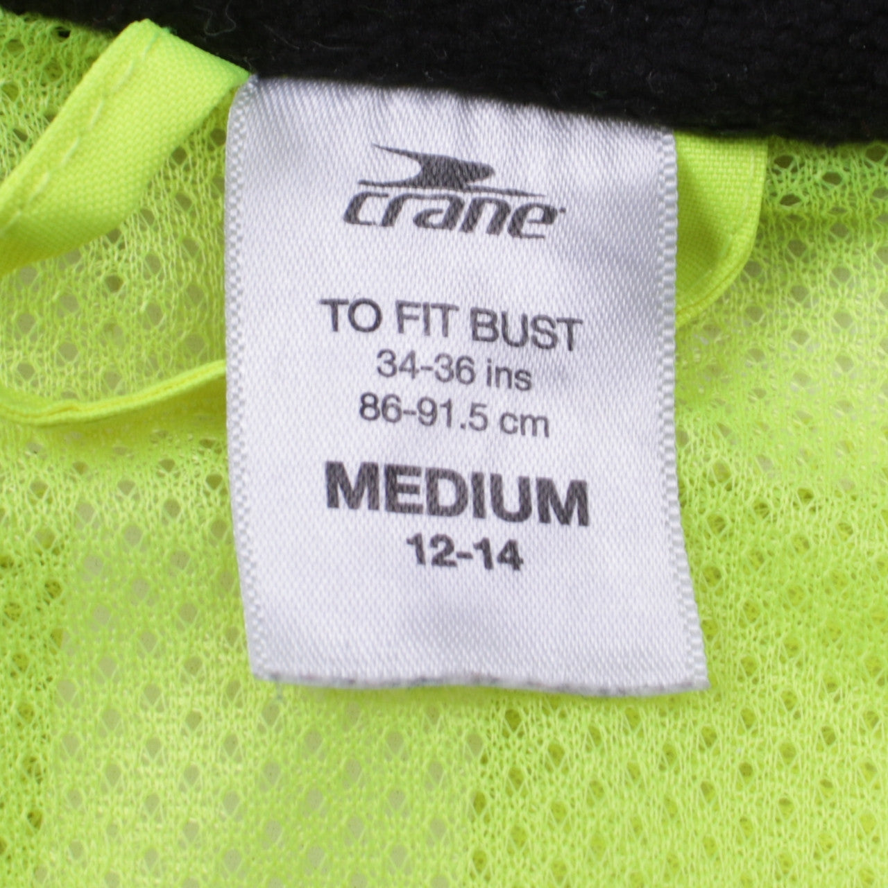 Crane Men's Yellow Reflective Windbreaker Jacket Medium