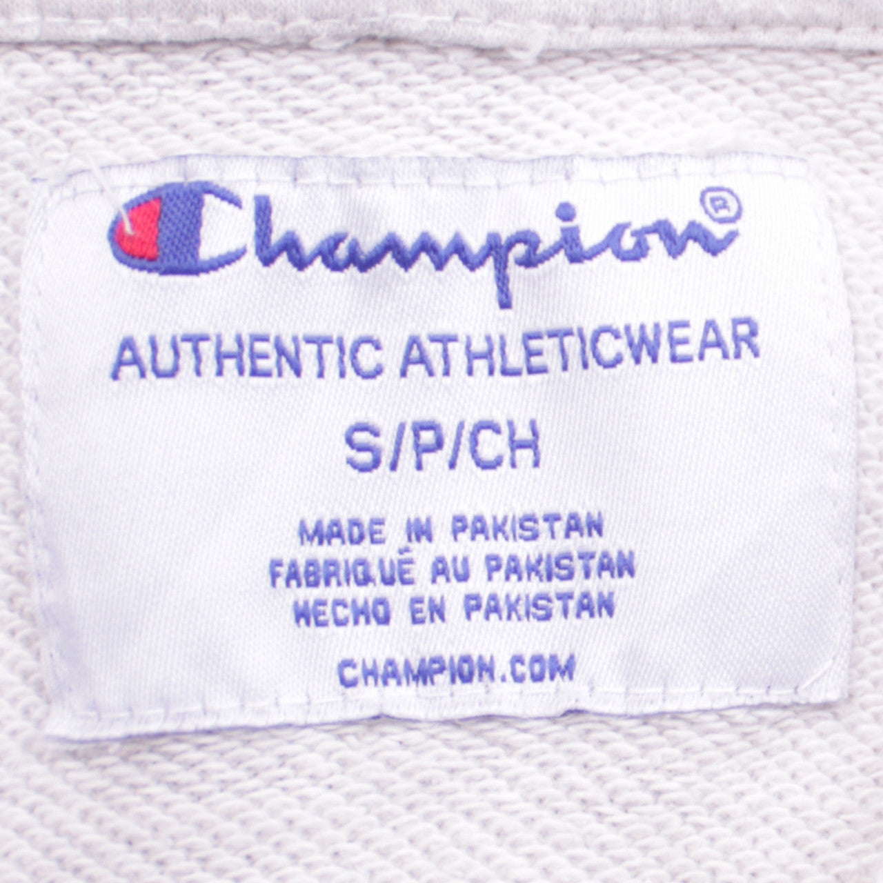 Champion Men’s Grey Pullover Hoodie Small Logo Sportswear