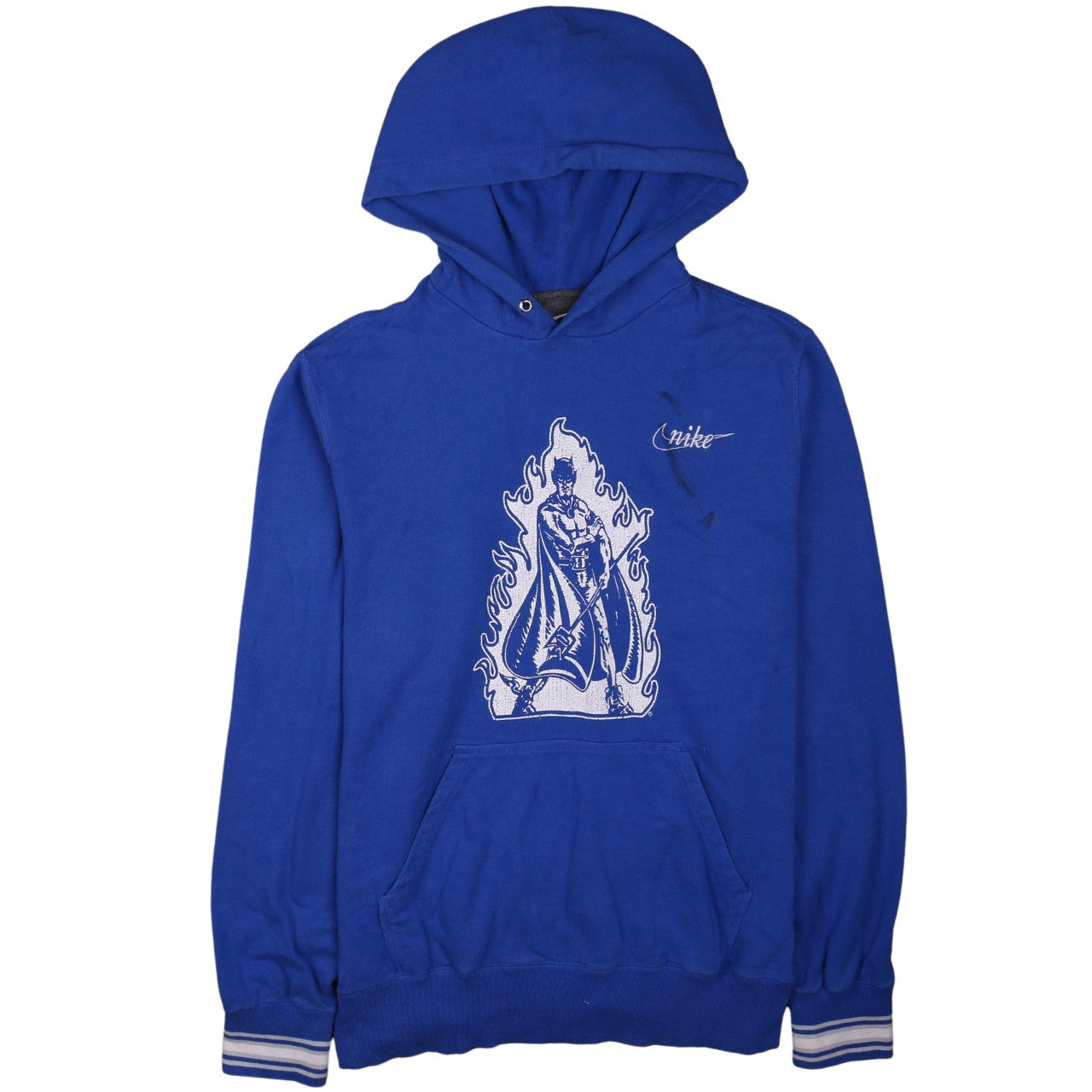 Nike Men's Blue Graphic Pullover Hoodie Size L