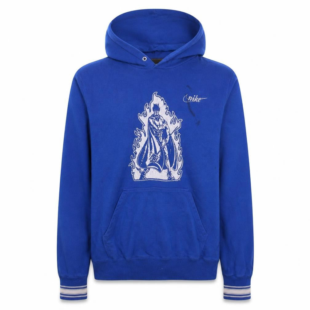Nike Men's Blue Graphic Pullover Hoodie Size L