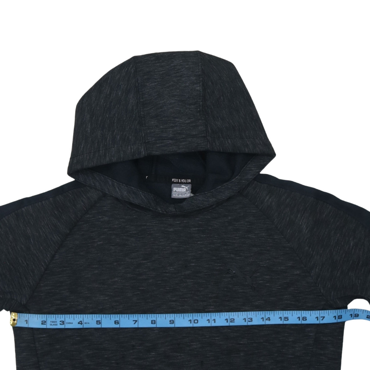 Puma Boys Black Pullover Hoodie Size 14 Years Regular Fit Sportswear