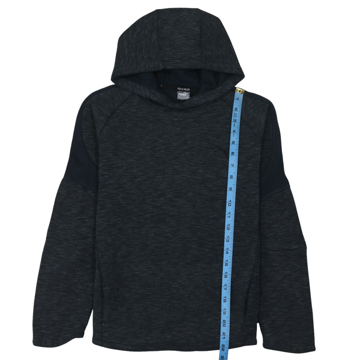 Puma Boys Black Pullover Hoodie Size 14 Years Regular Fit Sportswear