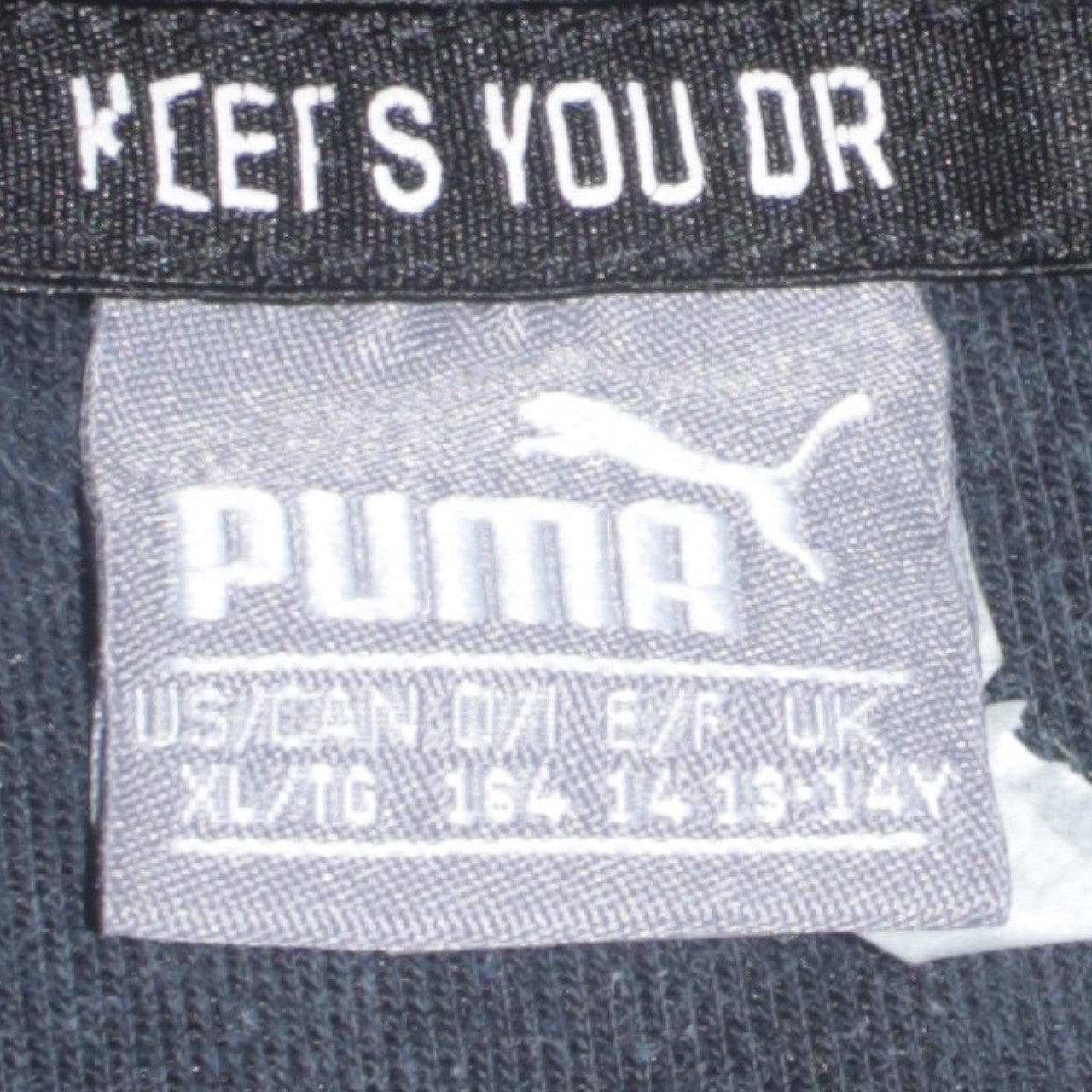 Puma Boys Black Pullover Hoodie Size 14 Years Regular Fit Sportswear